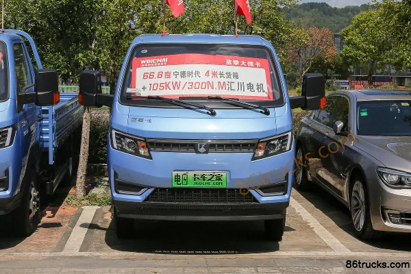 Lanqing Auto Ling ER 4.5T 4.03m Single Row Pure Electric Flatbed Micro Truck 66.84kWh 4X2(6 wheels) Exterior (2) | 86Trucks