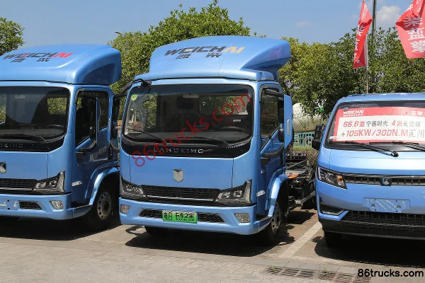 Lanqing Yue EH 4.18m Single Row Plug-in Hybrid Van Light Truck CATL 15.45kWh 4X2(6 wheels) Exterior (3) | 86Trucks