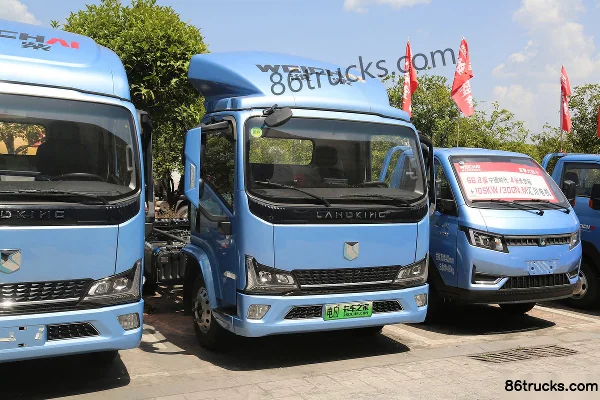 Lanqing Yue EH 4.18m Single Row Plug-in Hybrid Van Light Truck CATL 15.45kWh 4X2(6 wheels) Exterior