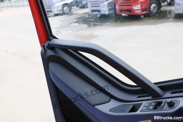 FAW Jiefang J6V Elite Edition 350hp 6X2(8 wheels) 9.65m AMT Automatic Flatbed Cargo Truck Cab (2) | 86Trucks