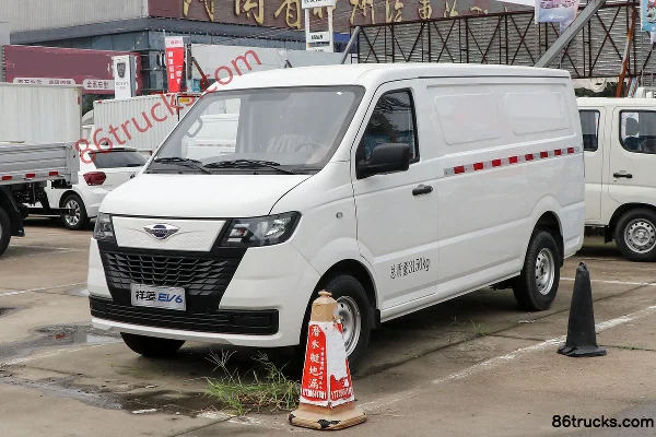 Foton Zhiling EV6 Fast Charge Edition 3.2T 2-Seat 4.89m Pure Electric Enclosed Truck (Huichuan Motor) 41.86kWh Exterior (3) | 86Trucks