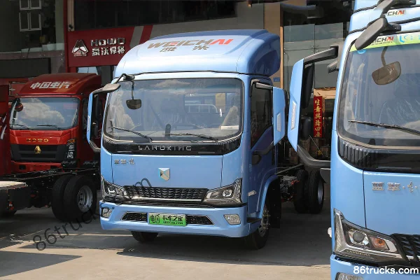 Lankin Light Truck Yue EH 4.5T 4.18m Single Row Pure Electric Cargo Van Truck 131.98kWh 4X2(6 wheels) Exterior (3) | 86Trucks