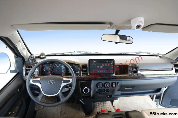 King Long Kaige L Luxury Edition 17-Seat 6m Pure Electric Commercial Bus 77.28kWh Cab (1) | 86Trucks