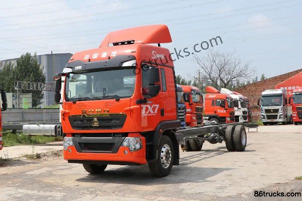 Sinotruk HOWO TX7 290hp 4X2(6 wheels) 9.6m AMT Automatic Van Cargo Truck Exterior (3) | 86Trucks