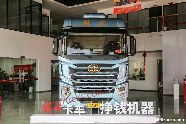FAW Jiefang Qingdao Yingtu première classe 600 ch 6X4(10 roues) tracteur routier LNG automatique Extérieur (2) | 86Trucks