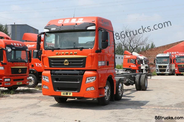 Sinotruk Sitrak G7S 350 ch 6X2(8 roues) Camion porteur 9,6 m avec hayon élévateur (AMT automatique) Extérieur (3) | 86Trucks