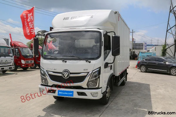 Foton Aumark CTV 163hp 4X2(6 wheels) 4.14m Single Row Van Light Truck Exterior (3) | 86Trucks
