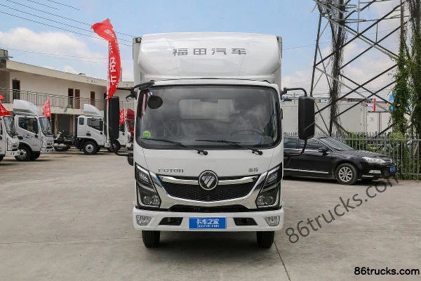 Foton Aumark CTV 163hp 4X2(6 wheels) 4.14m Single Row Van Light Truck Exterior (2) | 86Trucks