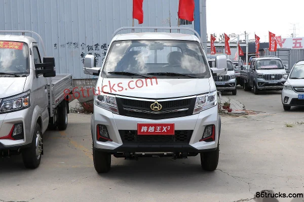 Changan Kuayue Wang X3 PLUS Comfort 1.6L CNG 105hp 4X2(6 wheels) Dongan 5-speed 2.75m Double Row Cage Micro Truck Exterior (2) | 86Trucks