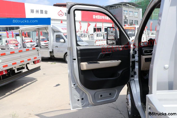 Changan Kuayue Wang X3 PLUS Comfort 1.6L CNG 105hp 4X2(6 wheels) Dongan 5-speed 2.75m Double Row Cage Micro Truck Cab (1) | 86Trucks