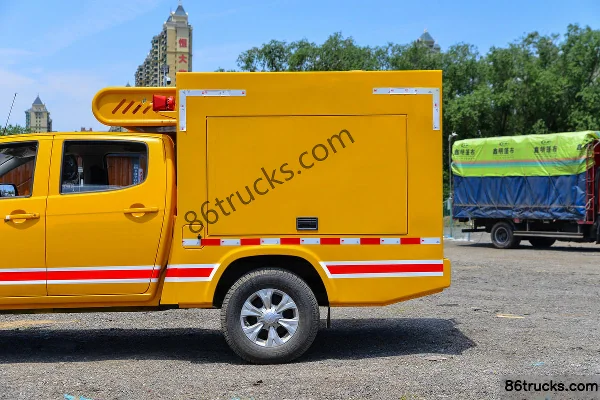 Jiangxi Isuzu Ruimai 2.4T gasoline 218ch four-wheel drive rescue truck (Zishui brand) Photos officielles (3) | 86Trucks