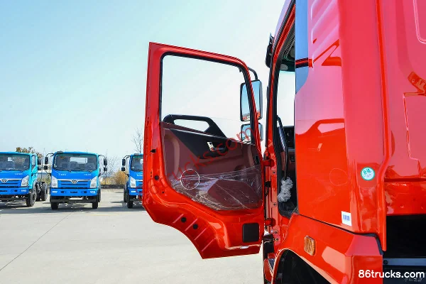 Sanhuan Shitong Nouveau Haolong 200 ch 4X2(6 roues) Camion avec grue de levage Cabine (1) | 86Trucks