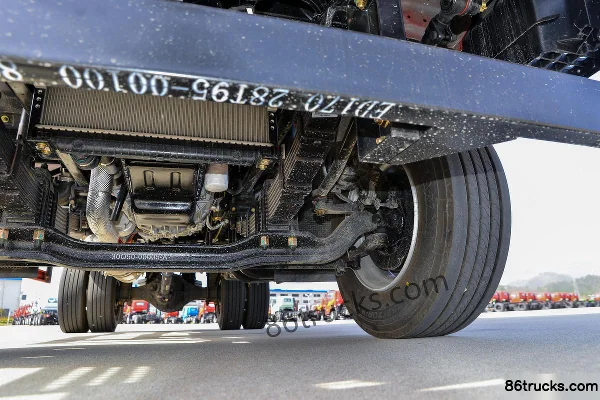 Sanhuan Shitong Chuangke 170hp 4X2(6 wheels) 4.2m Short Cab Dump Truck Chassis (3) | 86Trucks