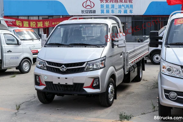 Changan Kuayue King X7 Comfort Edition 2.0L 122hp 4X2(6 wheels) CNG 3.7m single-row flatbed light truck (China VI) Exterior (3) | 86Trucks