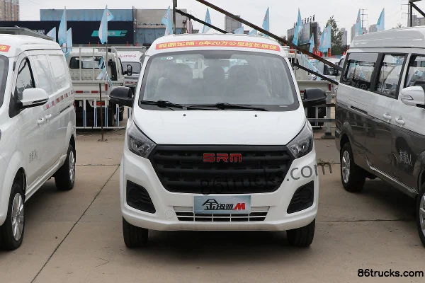Jinbei Golden Sea Lion M 2024 Engineering Lion 112 hp 1.5L Gasoline 7-Seat Light Bus Exterior (2) | 86Trucks