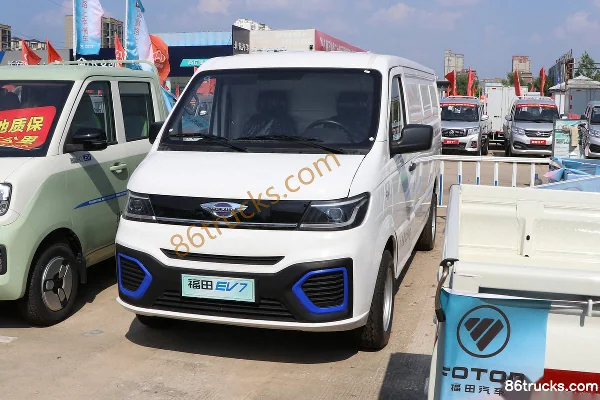 Foton Zhiling EV7 version charge rapide et lente 3,3T 2 places 5,42 m fourgon électrique Extérieur (3) | 86Trucks