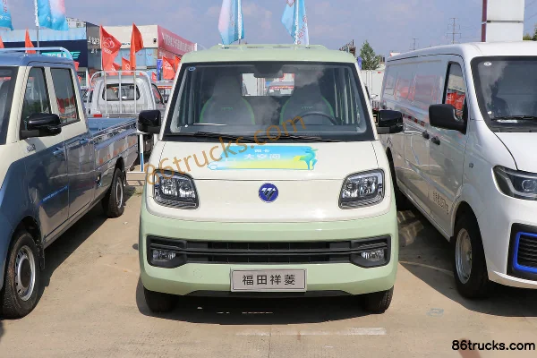 Foton Xiangling Q 3T 2.14m double row electric flatbed micro truck 41.86kWh 4X2(6 wheels) Exterior (2) | 86Trucks