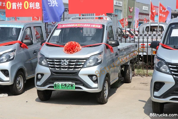 Ankai Star Truck EV 2024 Comfort Edition 2.4T 3.06m Single Row Pure Electric Flatbed Mini Truck 38.64kWh 4X2(6 wheels) Exterior (3) | 86Truc
