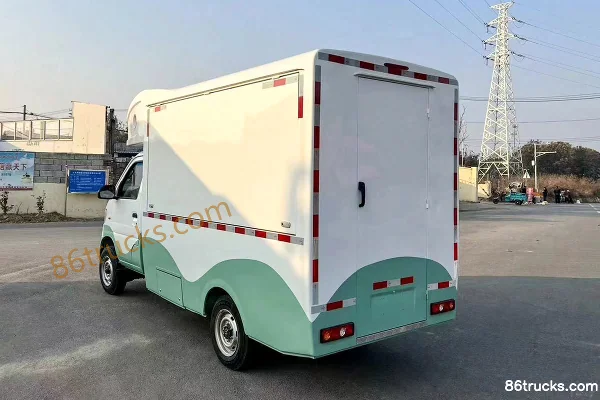 Dongfeng Xiaobawang W08 1,3L 91 ch 4X2(6 roues) essence 2,86 m cabine simple camion de vente (pneus arrière simples) Extérieur (3) | 86Truck