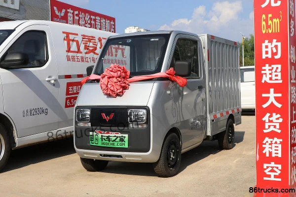 Wuling E10 Practical Type 0.8T 1.603m Single Row Pure Electric Van Mini Truck 9kWh 4X2(6 wheels) Exterior (3) | 86Trucks