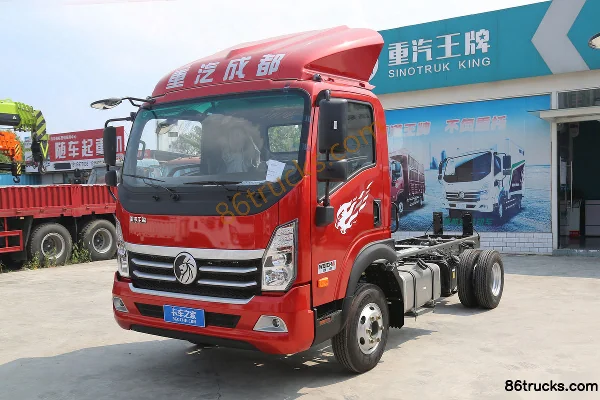 Sinotruk Ruishi 170 ch 4X2(6 roues) camion léger à ridelles simple cabine 4,15 m (Sinotruk 8 vitesses) (China VI) Extérieur (3) | 86Trucks