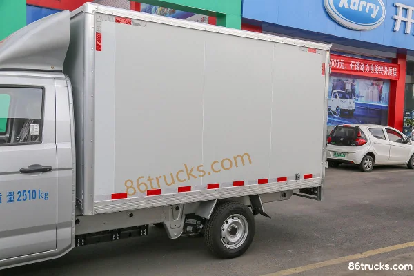 Karry Xiaoxiang X3 2.5T 3.05m Single Row Electric Box Mini Truck 32kWh 4X2(6 wheels) Body (1) | 86Trucks