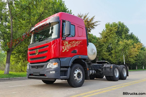 CIMC Fire Qilin 12,9 L LNG 500 ch 6X4(10 roues) 12 vitesses tracteur routier Extérieur (3) | 86Trucks