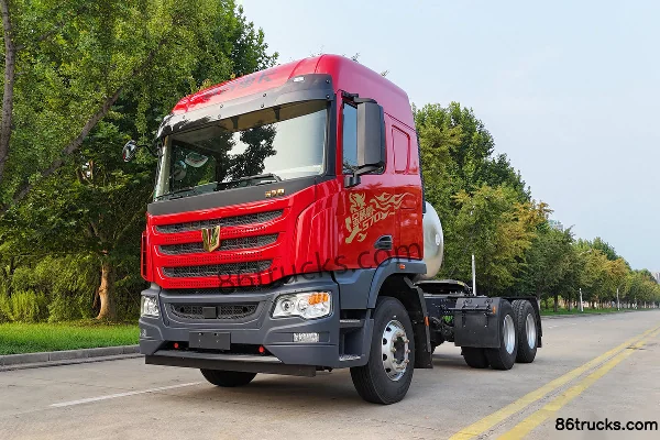 CIMC Fire Qilin 12,9 L LNG 500 ch 6X4(10 roues) 12 vitesses tracteur routier Extérieur (2) | 86Trucks