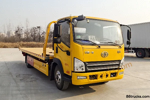 FAW Jiefang Hu VH King Arrival 190hp 4X2(6 wheels) Wrecker (Chunhong Brand) Exterior