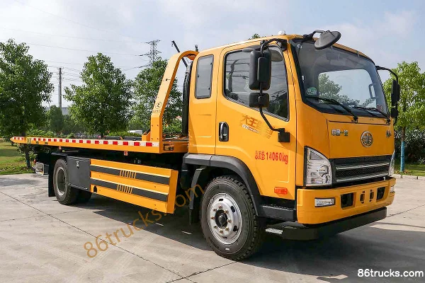 FAW Jiefang Hu VH King Arrival 190hp 4X2(6 wheels) Wrecker (Huatong Brand) Exterior