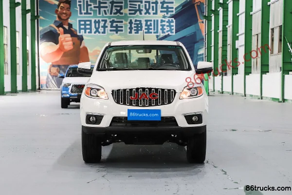 JAC T6 modèle 2023 version affaires diesel 2,0T 150 ch propulsion arrière empattement long double cabine pick-up (China VI) (2) | 86Trucks