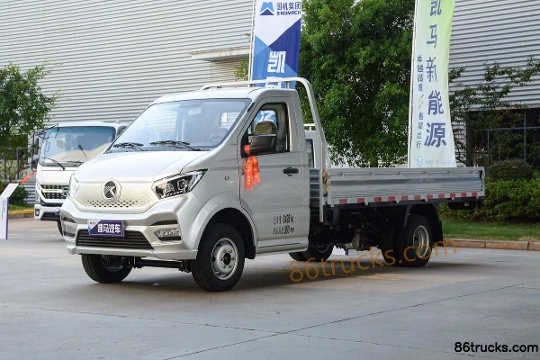 Kama Junhang EV2 3,4 T 3,7 m cabine simple camion plateau à ridelles électrique pur 50,688 kWh 4X2(6 roues) Extérieur (3) | 86Trucks