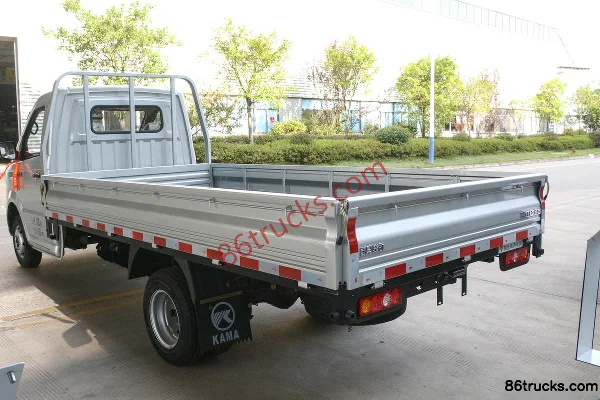 Kama Junhang EV2 3,4 T 3,7 m cabine simple camion plateau à ridelles électrique pur 50,688 kWh 4X2(6 roues) Carrosserie (2) | 86Trucks
