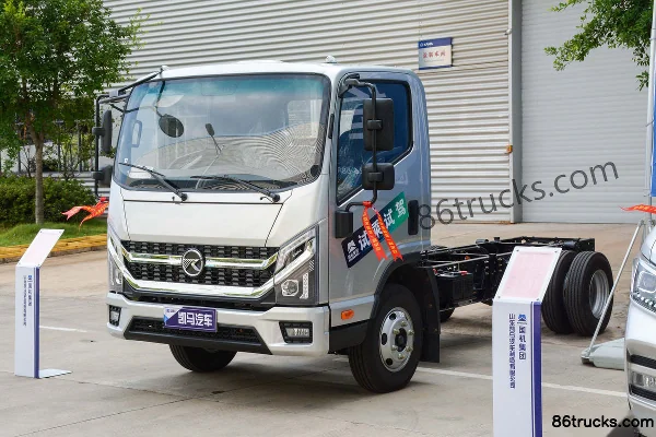 Kama Kaijie EV 4.5T 4.16m Single Row Electric Flatbed Light Truck 100.46kWh 4X2(6 wheels) Exterior (3) | 86Trucks