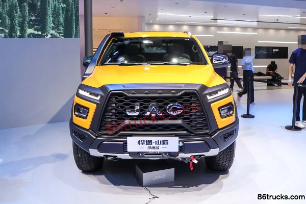 JAC Hunter 2024 Shanmao Edition Elite 2.0T Diesel 170hp Automatic 4WD Standard Double-row Pickup Cab (2) | 86Trucks