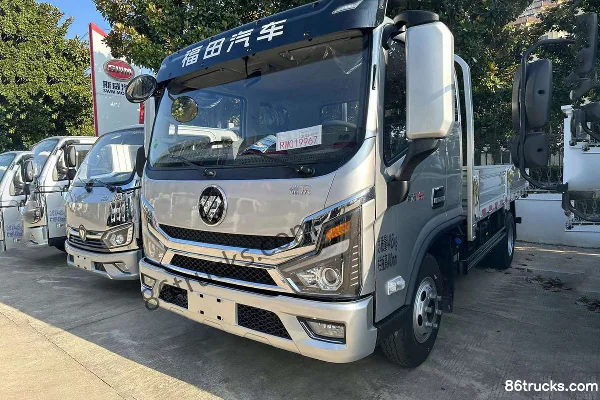 Foton Ruivo TS5 170hp 4X2(6 wheels) 3.83m semi-sleeper cab flatbed light truck Exterior (3) | 86Trucks