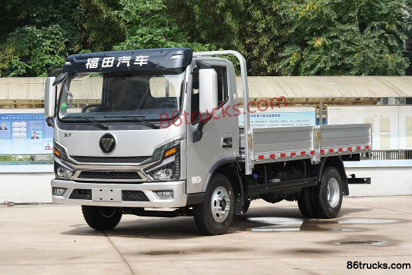 Foton Ruivo TS5 170hp 4X2(6 wheels) 4.17m single-row cab flatbed light truck Exterior (3) | 86Trucks