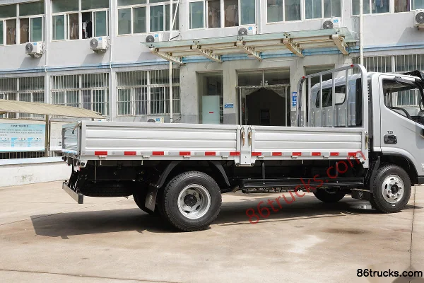 Foton Ruivo TS5 170hp 4X2(6 wheels) 4.17m single-row cab flatbed light truck Chassis (3) | 86Trucks