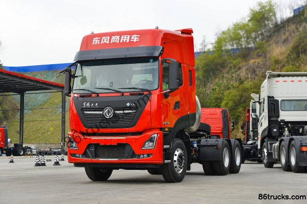 Dongfeng Commercial Vehicle Tianlong KL Heavy Truck 460hp 6X4(10 wheels) LNG Tractor Truck (Hydraulic Retarder) Exterior (3) | 86Trucks