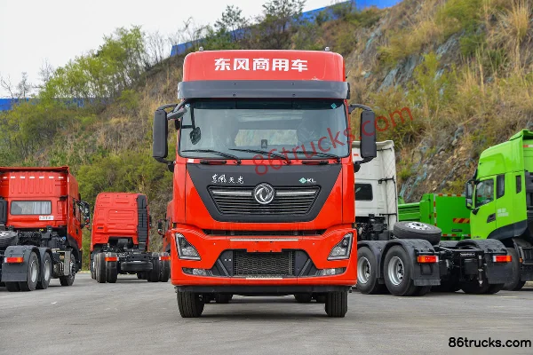 Dongfeng Commercial Vehicle Tianlong KL Heavy Truck 460hp 6X4(10 wheels) LNG Tractor Truck (Hydraulic Retarder) Exterior (2) | 86Trucks