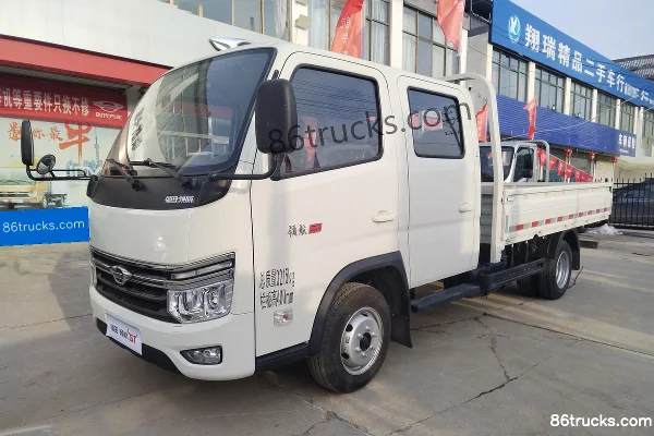 Foton Times Linghang S1 2,0 L 127 ch 4X2(6 roues) CNG 3,19 m cabine double plateau petit camion Extérieur (3) | 86Trucks