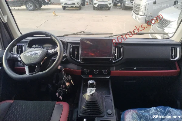 Foton Times Linghang S1 2,0 L 127 ch 4X2(6 roues) CNG 3,19 m cabine double plateau petit camion (1) | 86Trucks