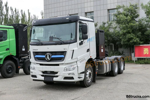 Beiben V3 Heavy Truck 25T 6X4(10 wheels) Plug-in Hybrid Tractor Truck 105kWh Exterior (3) | 86Trucks