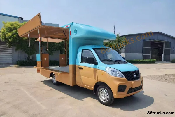 Foton Xiangling V1 1.3L 91 hp 4X2(6 wheels) Gasoline 3.2m Single Row Sales Truck (Shuntai Brand) Exterior