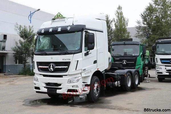 Beiben V3ET Truck version légère 460 ch 6X4(10 roues) tracteur routier pour matières dangereuses LNG Extérieur (3) | 86Trucks
