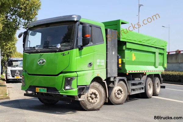 Zaihe Auto Z2A Composite Version 8X4(12 wheels) 5.8m Electric Dump Truck 423kWh Exterior (2) | 86Trucks