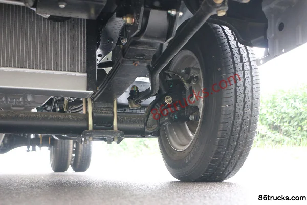 FARIZON V5M Édition Confort 3,7 m cabine simple benne à ridelles méthanol petit camion 4X2(6 roues) Châssis (3) | 86Trucks
