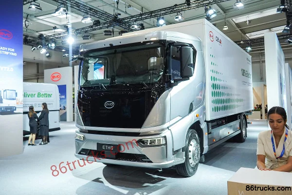 BYD ETH8 18T 6.8m Pure Electric Van Cargo Truck 4X2(6 wheels) Exterior (3) | 86Trucks