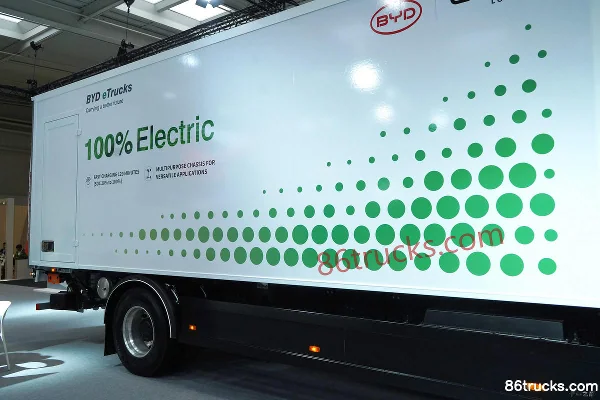 BYD ETH8 18T 6.8m Pure Electric Van Cargo Truck 4X2(6 wheels) Body (3) | 86Trucks