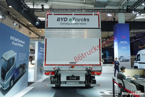 BYD ETH8 18T 6.8m Pure Electric Van Cargo Truck 4X2(6 wheels) Body (2) | 86Trucks